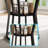 Round Dining Table with Storage, 47" Wood Kitchen & Living Room Table for 4-6, Black Finish-1071995959