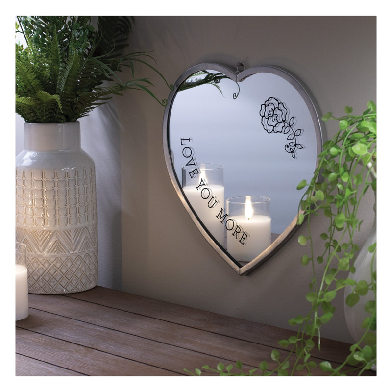 Elard Metal, Glass Flat Wall Mirror