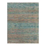 Rug & Kilim’S Contemporary Rug With Polychromatic Stripes And Geometric Patterns
