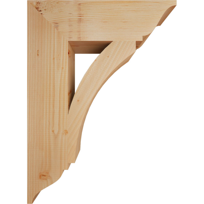 Support traditionnel Thorton, Douglas (lisse), H 30 po x l 5,5 po x P 22 po