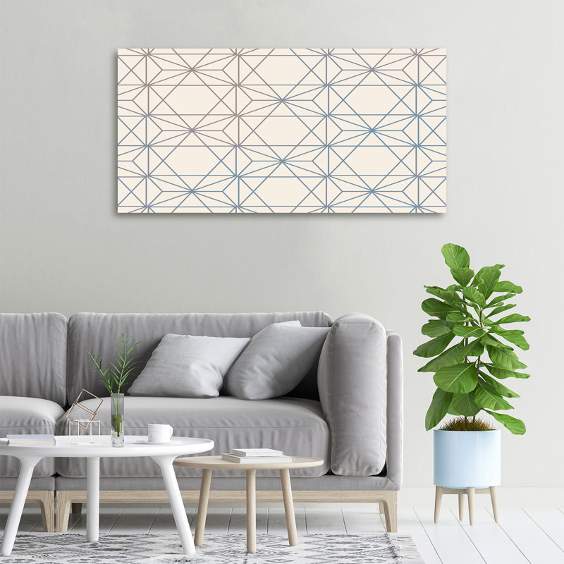 Geometric Background - No Frame Print on Canvas