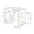 Full Wood Loft Bed With Desk, Storage Shelves, Wardrobe, USB Port And LED Light-640688373