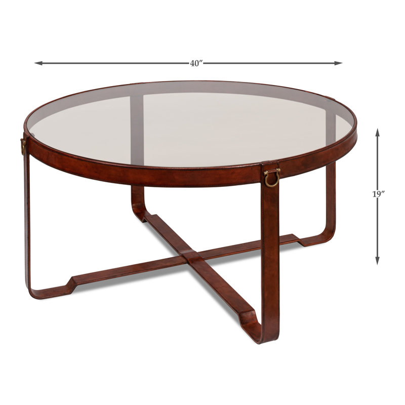 Harness Glass Coffee Table