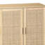 62,76 po de rangement fonctionnel à 4 portes - grand rangement, matériel, pour chambre à coucher / salon / bureau, panneau de particules élégant à installation simple avec portes, spacieux, chambre à coucher, salon, bureau, assemblage facile-120258866-120258864