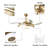 Ruggera 36'' Ceiling Fan with LED Lights