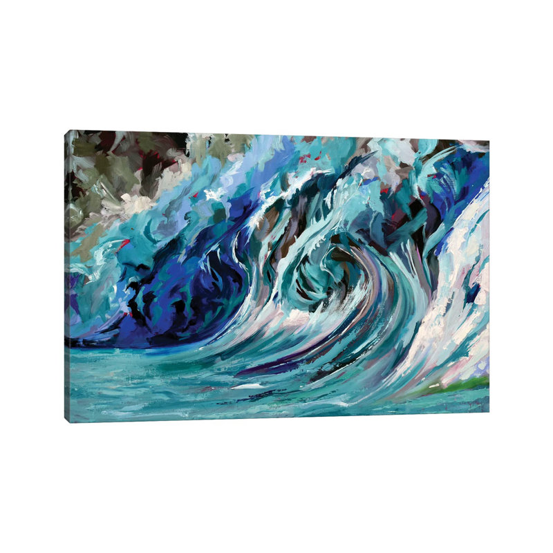 Blue Wave - Wrapped Canvas Gallery-Wrapped Canvas Giclée
