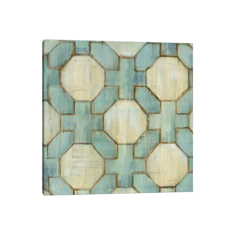 Tile Element V by Danhui Nai - Wrapped Canvas Painting, 45.72 cm H x 45.72 cm W
