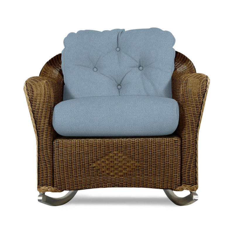 Reflections Outdoor Rocker Chair, Demo Stone, Bark