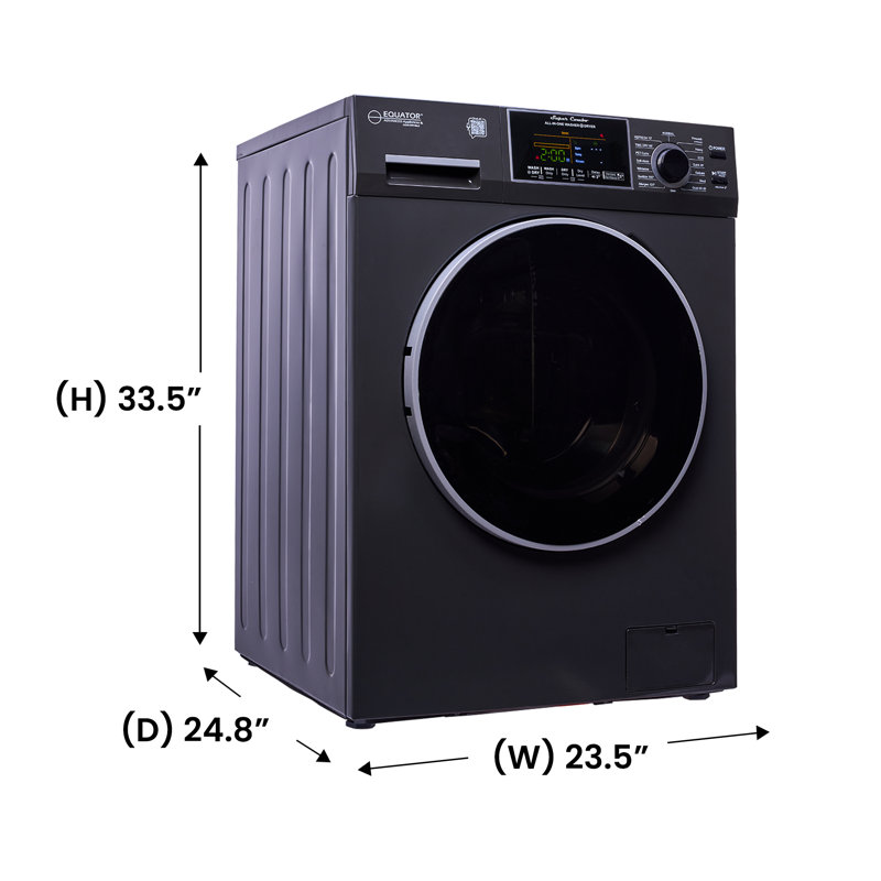Laveuse-sécheuse convertible tout-en-un Equator 18 lb / 1,9 pi³ Equator , Gris orageux