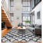 Shibori Hand Knotted Wool Area Rug-2020665627