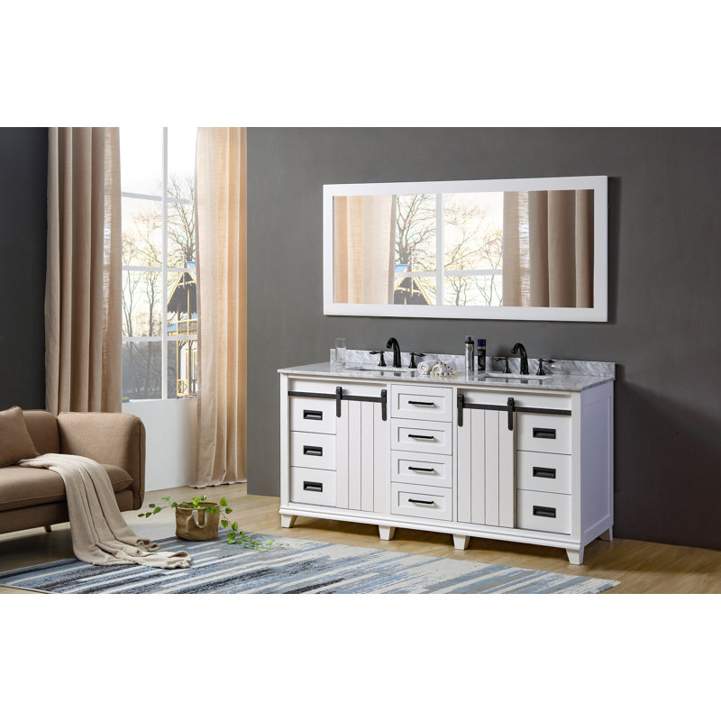 Ensemble de meuble-lavabo double l 71 po x P 25 po x H 34 po Brendalee