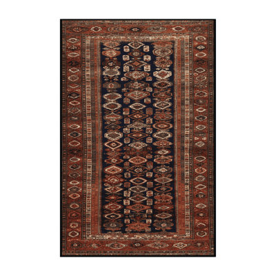Machine Washable Turkish Brown Area Rug