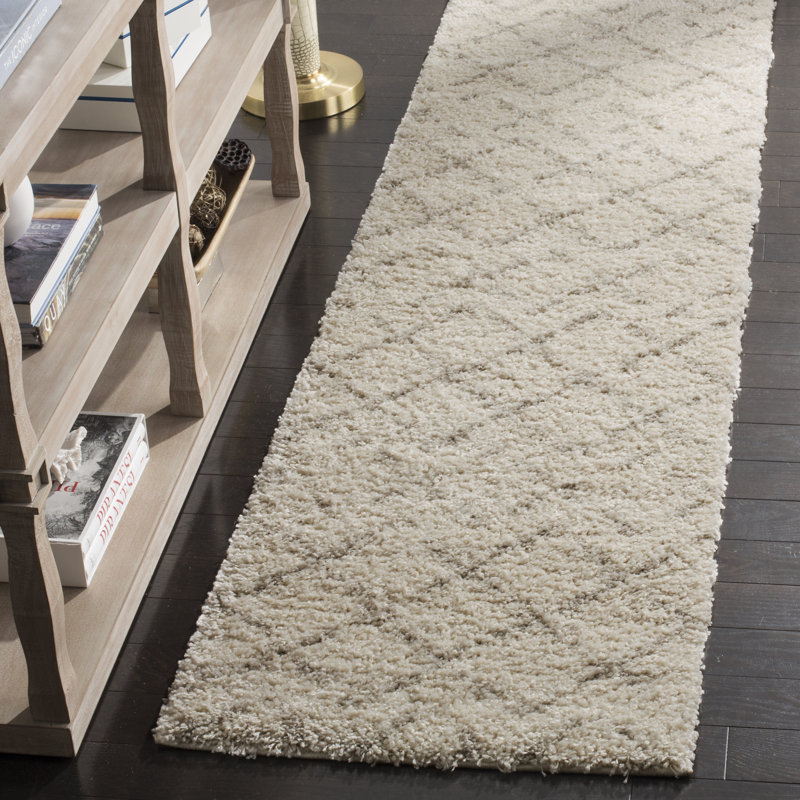 Tapis performance Angelka, Beige/Ivory, Tapis de couloir 2 pi 3 po x 6 pi