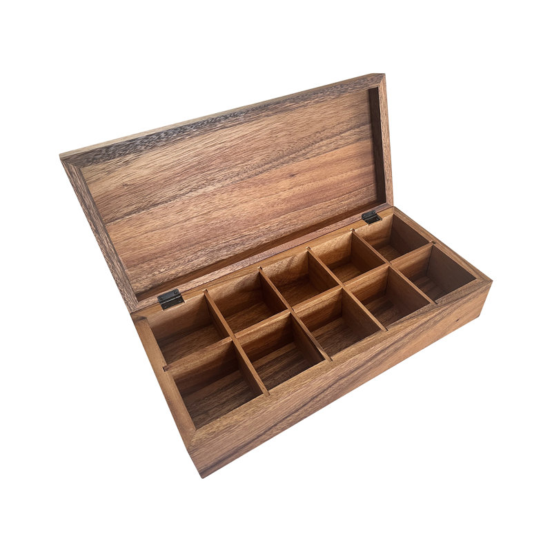 Boîte à thé en bois Ironwood Gourmet