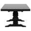 Ensemble de table de salle à manger à rallonge 9 pièces 126 pouces Florence Beige-107170686-107170687