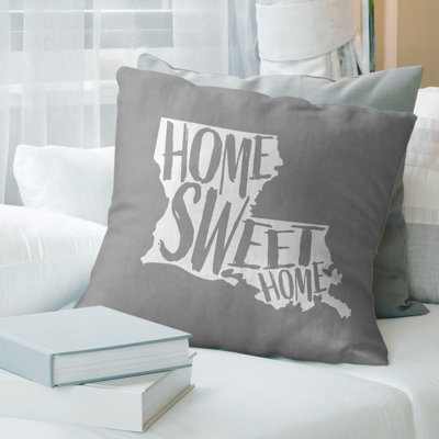 Home Sweet Throw Pillow