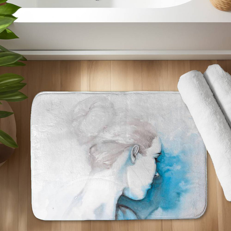 Adibah Microfiber Non-Slip Bath Mat