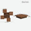 Table basse carrée avec rangement Ragib-671531325