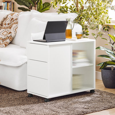 Quashaun 87cm Wide 3 -Drawer File Cabinet