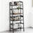 4-Tier Ladder Bookshelf With Bamboo Shelves, Freestanding Leaning Bookcase For Space Saving Storage And Display In Living Room, Office, Or Bedroom-1095555266