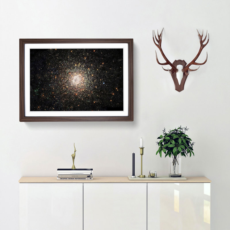 Universe Vol.38 in Abstract - Picture Frame Graphic Art Print, Walnut Framed, 48cm H x 65cm W x 2cm D