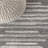 Worsham Aya Berber Stripe Geometric Gray/Cream Rug-1871319287
