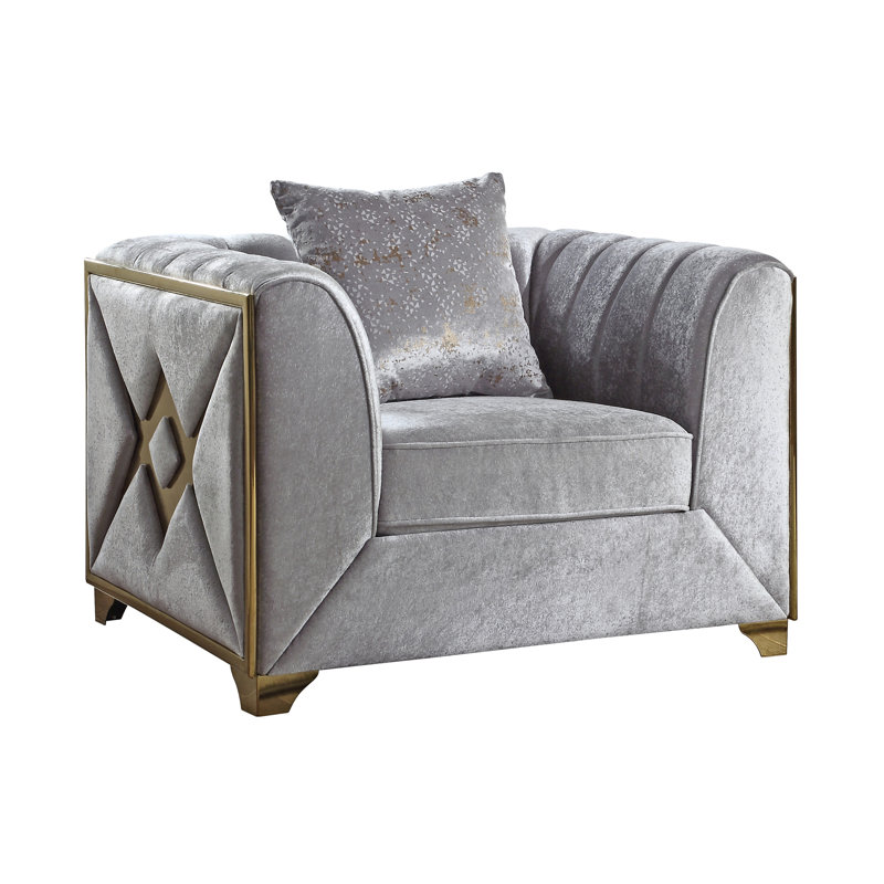 Chaise de style moderne , Argent argent