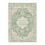 Tapis lavable Aurea Vintage à médaillon vieilli avec envers antidérapant-438128456-438128461