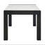 1 pièce Table de salle à manger en faux marbre blanc