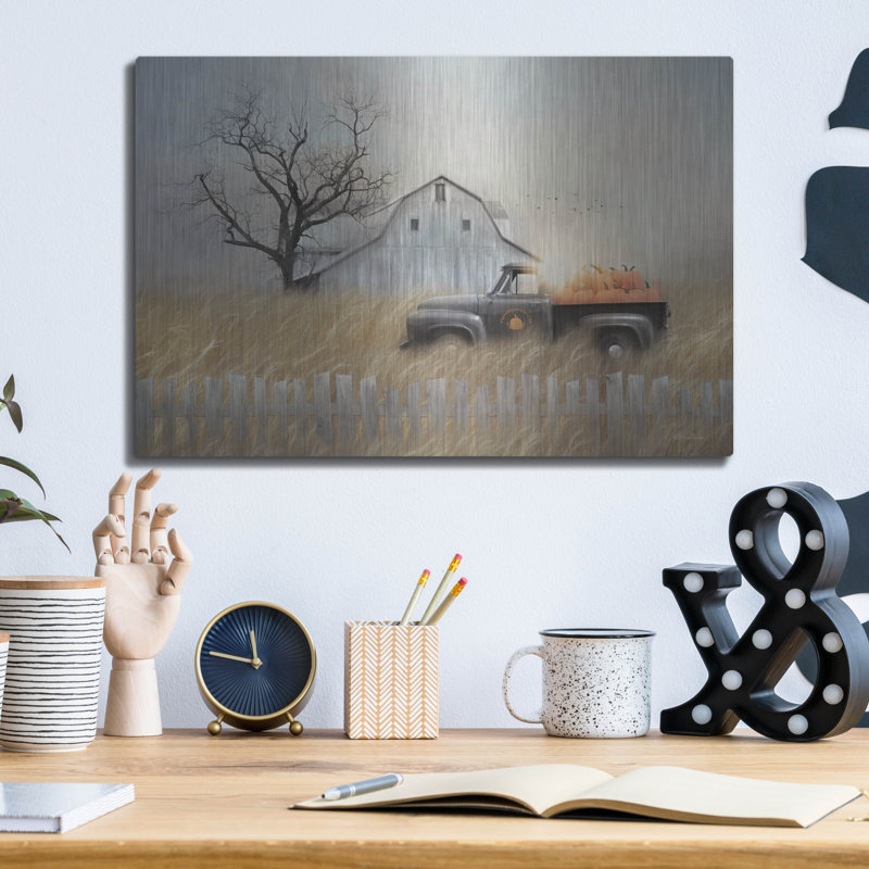 «Fall Pumpkin Harvest» par Lori Deiter, H 12 po x l 16 po