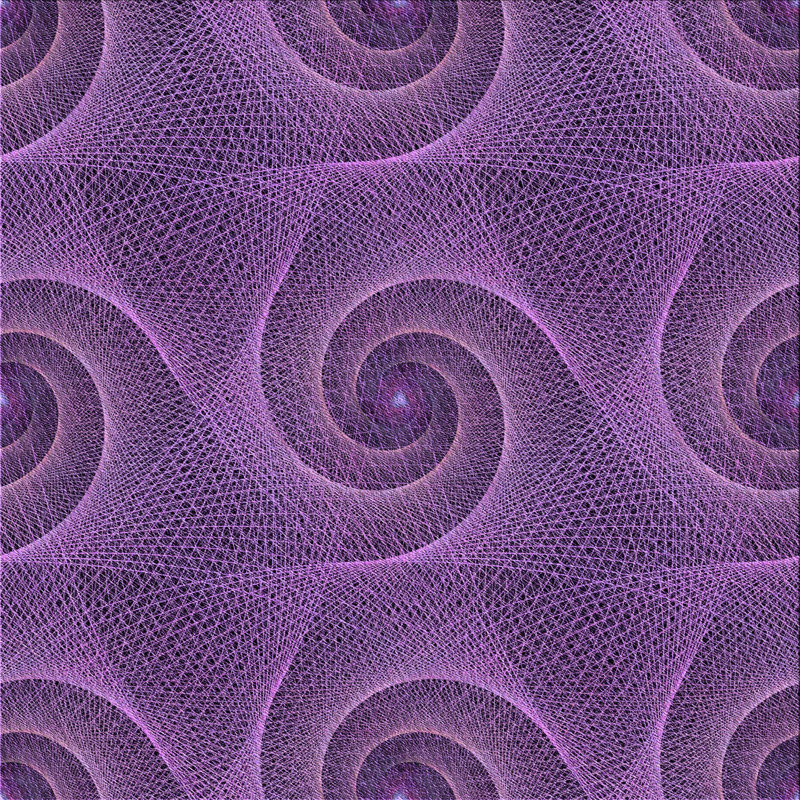 Tapis mauve tissé à la machine, Carré 7 pi