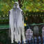 Squelette suspendu, art de pelouse d'Halloween