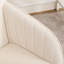 Fauteuil ergonomique Ty Velvet Beige - Pivotant, réglable, rembourrage confortable, bureau doré stable avec housse Bureau ergonomique, base solide-836896778