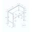 Bureau de bureau, bureau, travail, qualité commerciale, métal, contemporain, moderne-1186053435