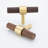 Wood And Brass T-bar Pull
