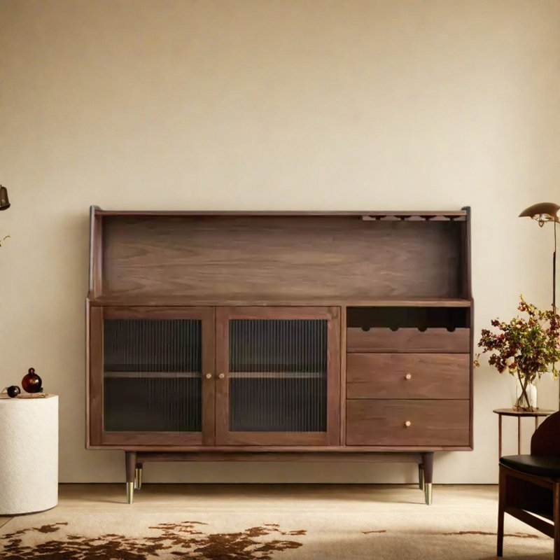 Buffet multifonctionnel rétro, H 45,67 po x l 47,24 po x P 15,75 po