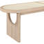 Banc en bois massif naturel Canovia-69316357