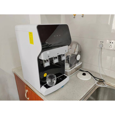 Soopyk Black Countertop Bottleless Electric Filtered Water Dispenser