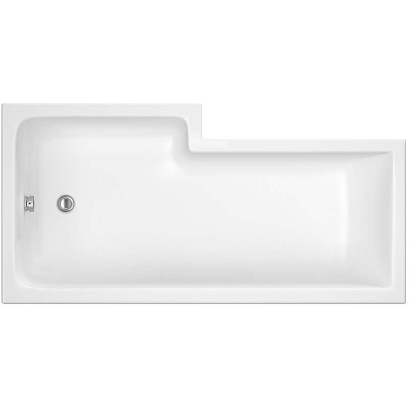 1600mm x 850mm Mounting / Installation Required Soaking Acrylic Bathtub, Right Hand