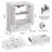 24" Modern Freestanding Solid Wood Bathroom Vanity, Sink Included-2141044325-2141999782