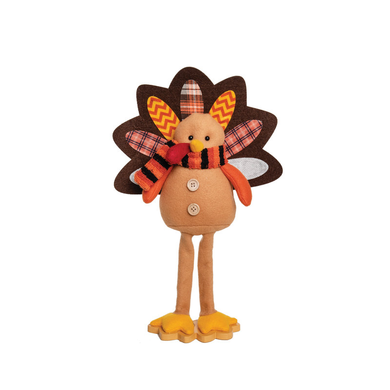 Figurine de dinde récolte debout