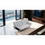 Futon canapé Biscuit capitonné dossier 1pc canapé réglable accoudoirs convertible en canapé-lit