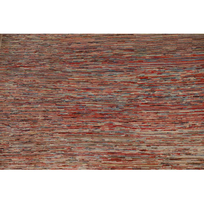 Tapis rayé All-Over Gabbeh 7 x 10