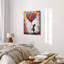 Romantic Tree Of Life Wall Art With Red Love Heart - Abstract Canvas Print For Home Decoration, Artwork Gift For Bathroom, Living Room, Bedroom, And Office-721723828