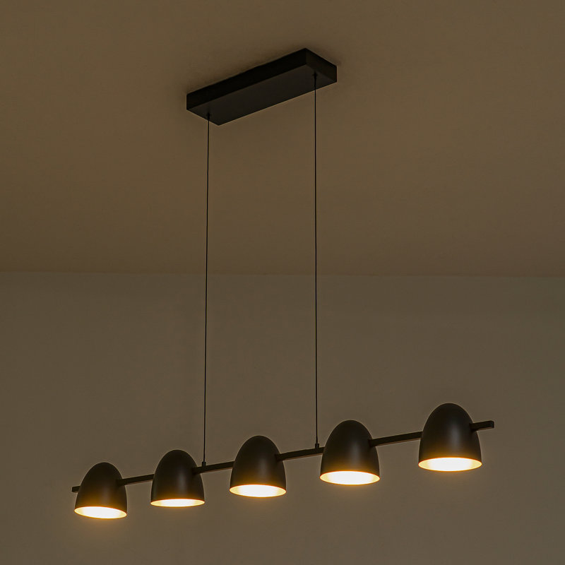 Yarrow 47-in Black Dimmable LED Linear Pendant