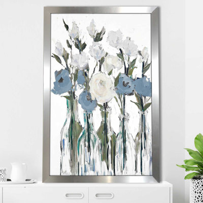 " Blue Romantic Blossoms " by Jane Slivka