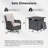 Chalsea 4 - Person Swivel Glide Chair Outdoor Seating Group with Fire Pit with Cushions-373669076