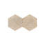 Hexagone or jaune marbre beige-119027204
