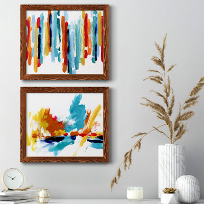" Captive Colour I " 2 - Pieces Painting Print