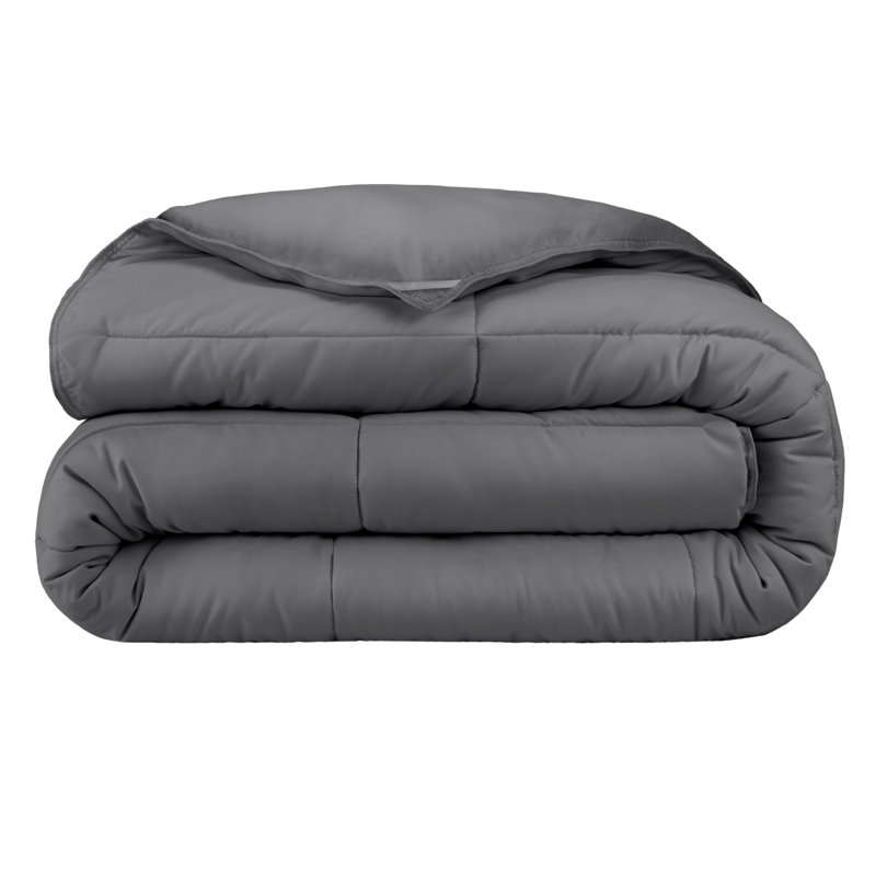 Down Alternative Comforter Duvet Insert, White, Queen Oversized